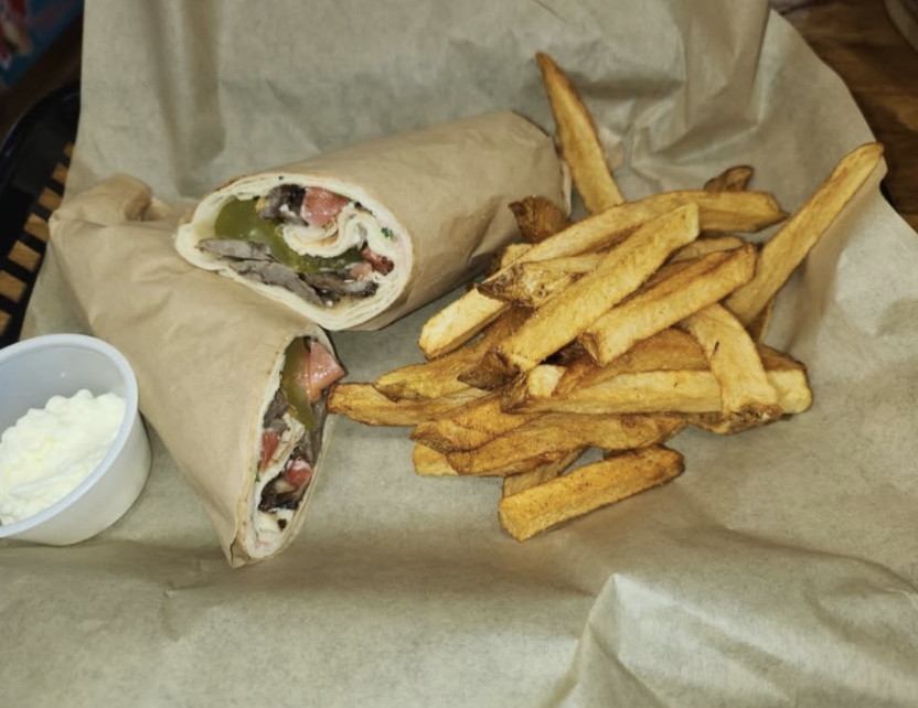 Gyro Wrap with Fries